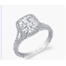 18k WG Diamond Ring w/ 2.02 carat round diamond