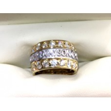18K T/T Diane Diamond Sentiment Ring