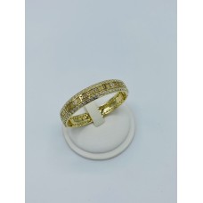 Custom 18 karat yellow gold Sentiment bracelet