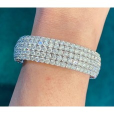 Bangle 18 karat white gold 