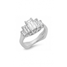 Plat 5 stone tycoon womans ring 